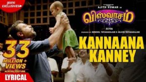 Kannaana Kannney Song Lyrics with english translation/meaning - Viswasam